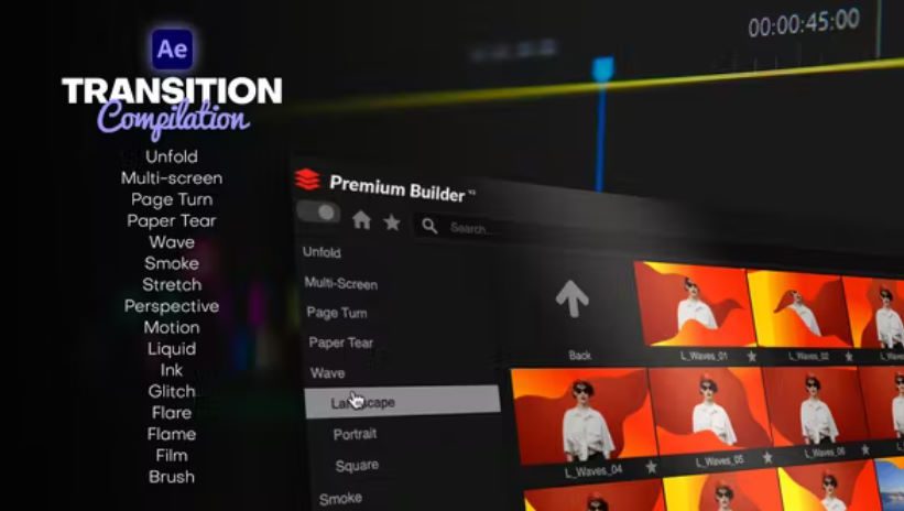 Videohive Transition Compilation For After Effects Intro Hd