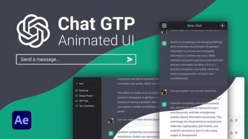 Videohive Ai Chat Gpt Ui Intro Hd