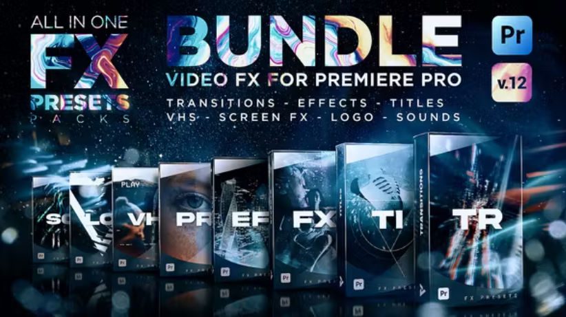 Videohive Fx Presets Bundle For Premiere Pro Transitions Titles