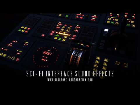 Sci Fi Interface Sound Effects - User Interface Sounds - Futuristic UI Sound Pack - HUD Sounds