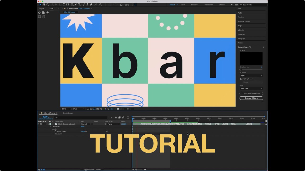 KBar3 for After Effects Tutorial