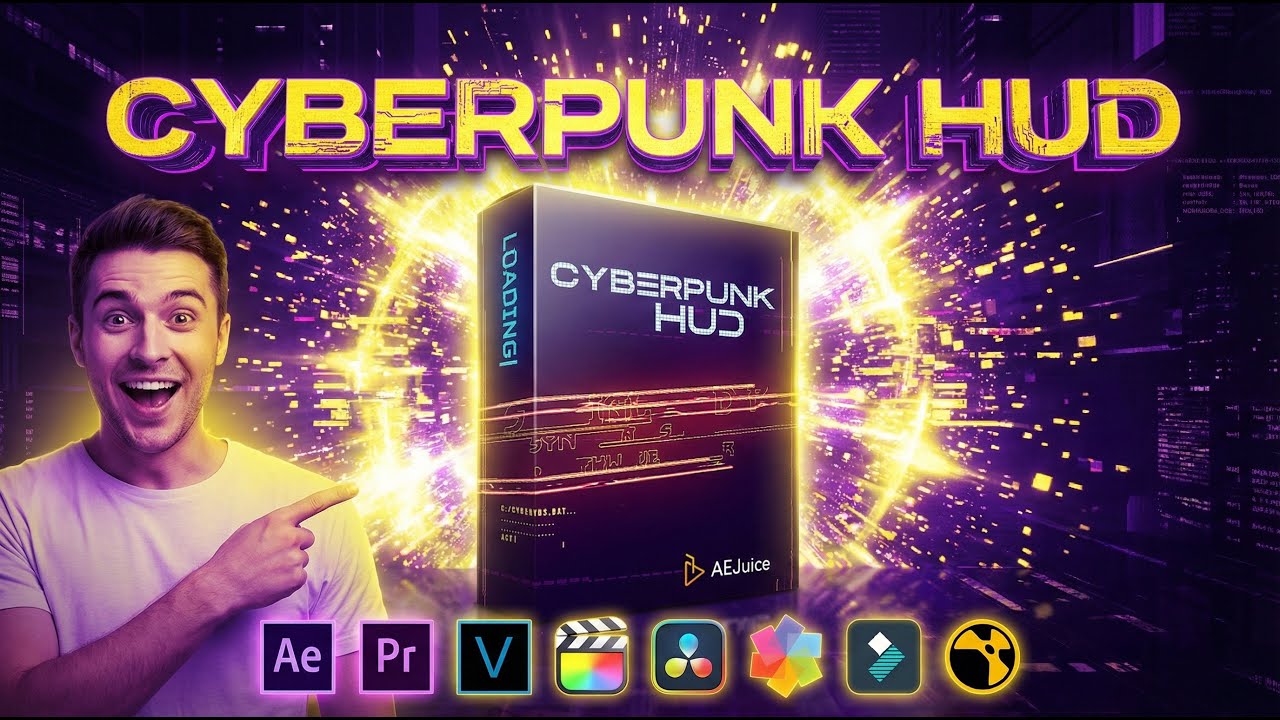 AEJuice Cyberpunk HUD Instagram Stories and Titles
