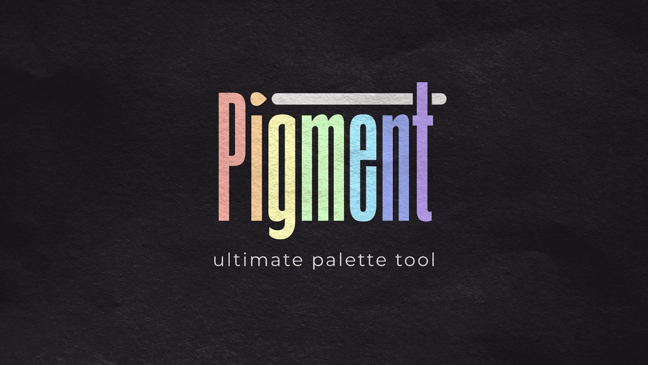 Create perfect color palettes in a single click! Pigment AE tutorial