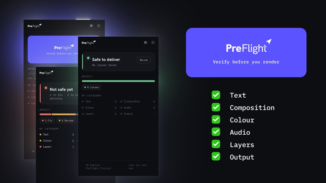 PreFlight for After Effects