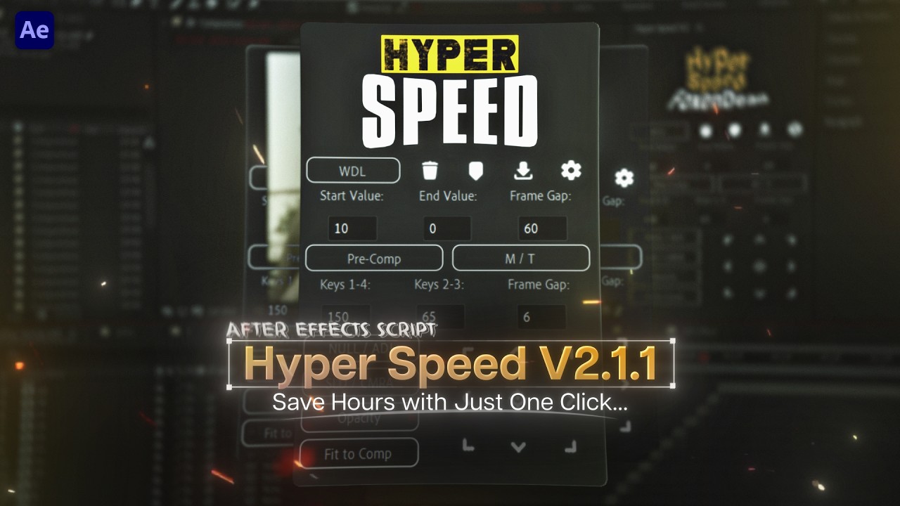 Used Hyper Speed script before? V2.1.1 makes After Effects Editing super fast