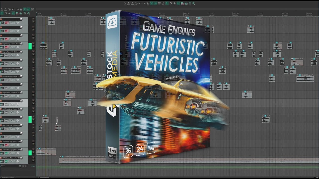 Game Engines - Futuristic Vehicles Sound Kit - Sound Effects Library | Epic Stock Media