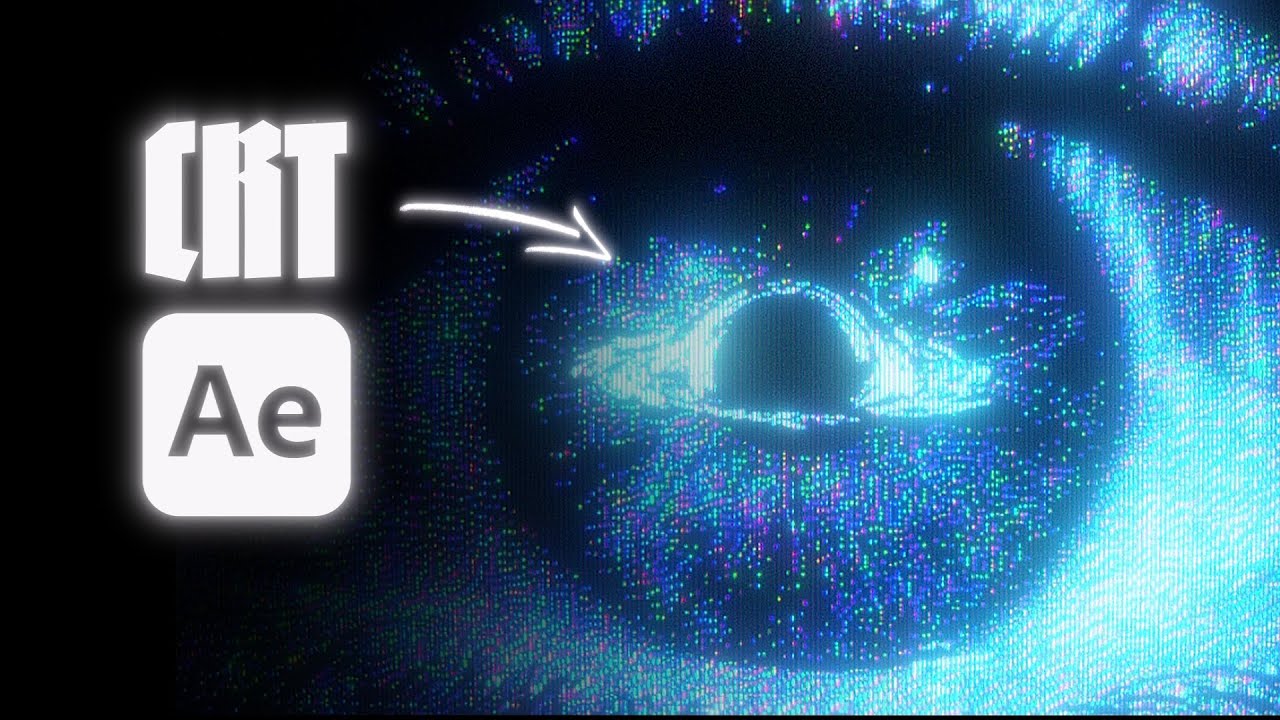 How to create Abstract CRT visuals in Adobe After Effects