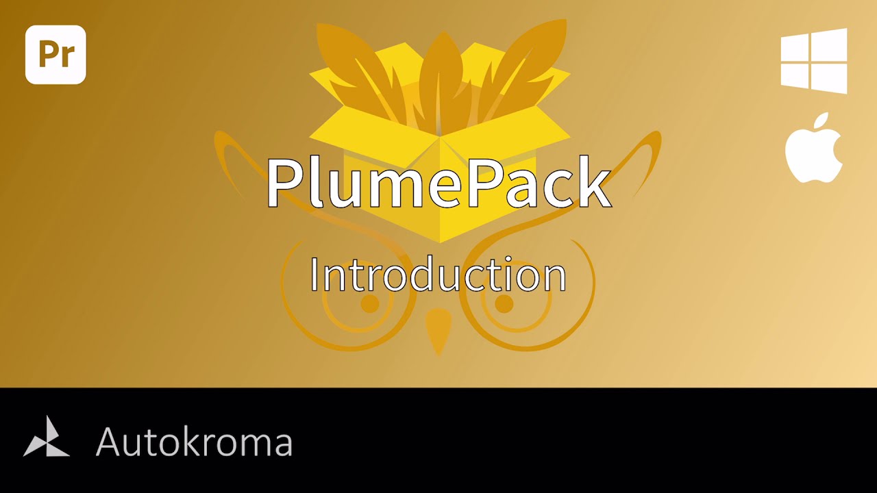 PlumePack for Premiere Pro Tutorial