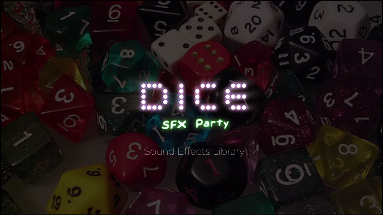 Dice SFX Party Sound Effects Library - Trailer