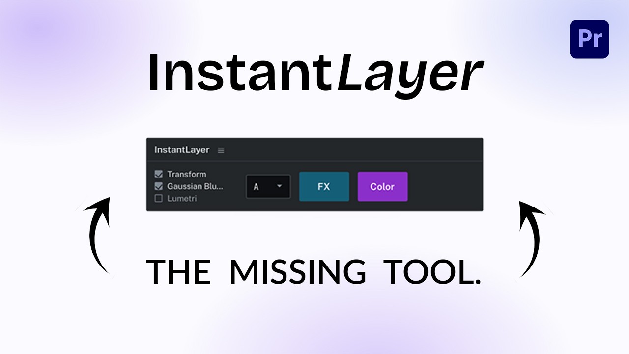 InstantLayer - Demo - Adjustment Layers & Color Mattes in 1 Click!