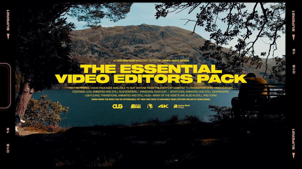 THE ESSENTIAL VIDEO EDITORS PACK || AFTER EFFECTS / PREMIERE PRO / FINAL CUT / DAVINCI + MORE