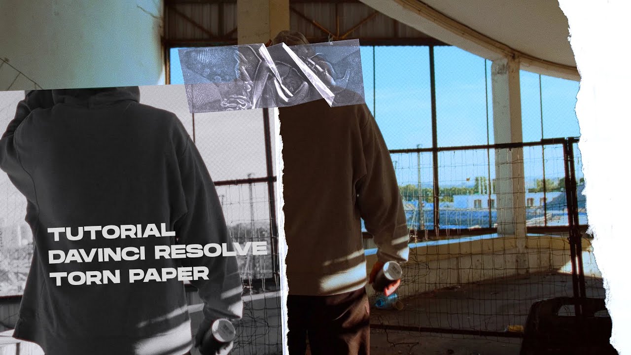 Torn Paper Transitions for DaVinci Resolve