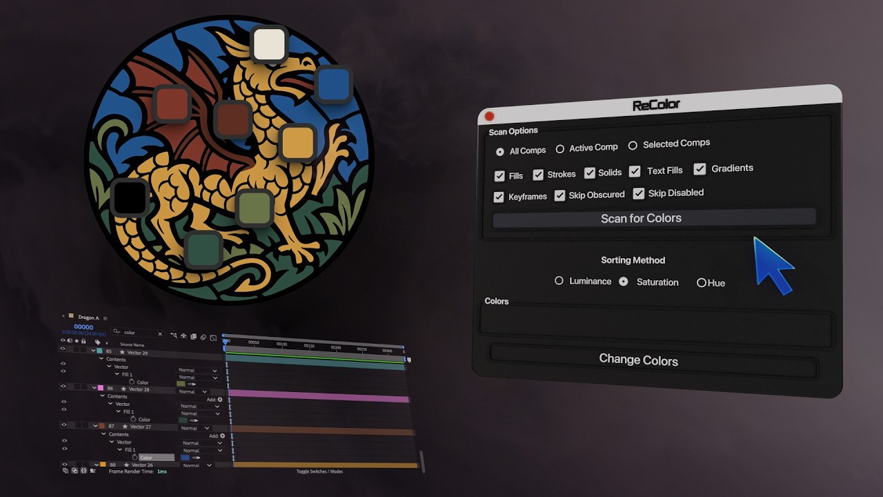 ReColor for After Effects