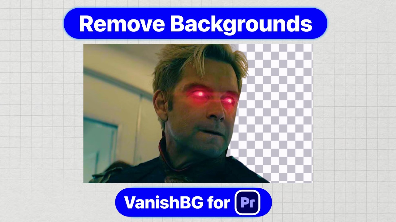 How to remove backgrounds from images in Premiere
