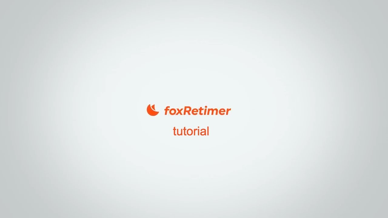 FoxRetimer Quickstart Tutorial