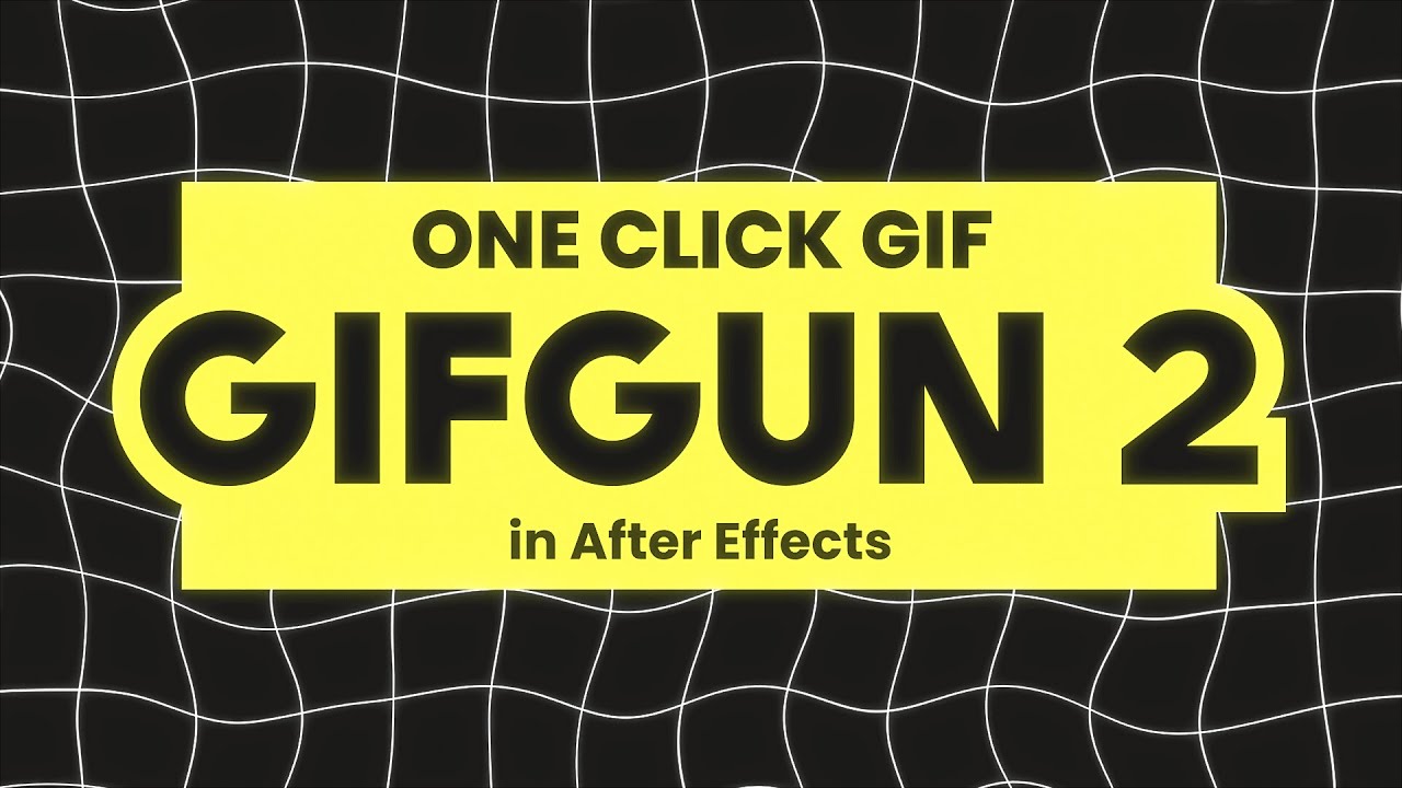 GifGun 2 for After Effects