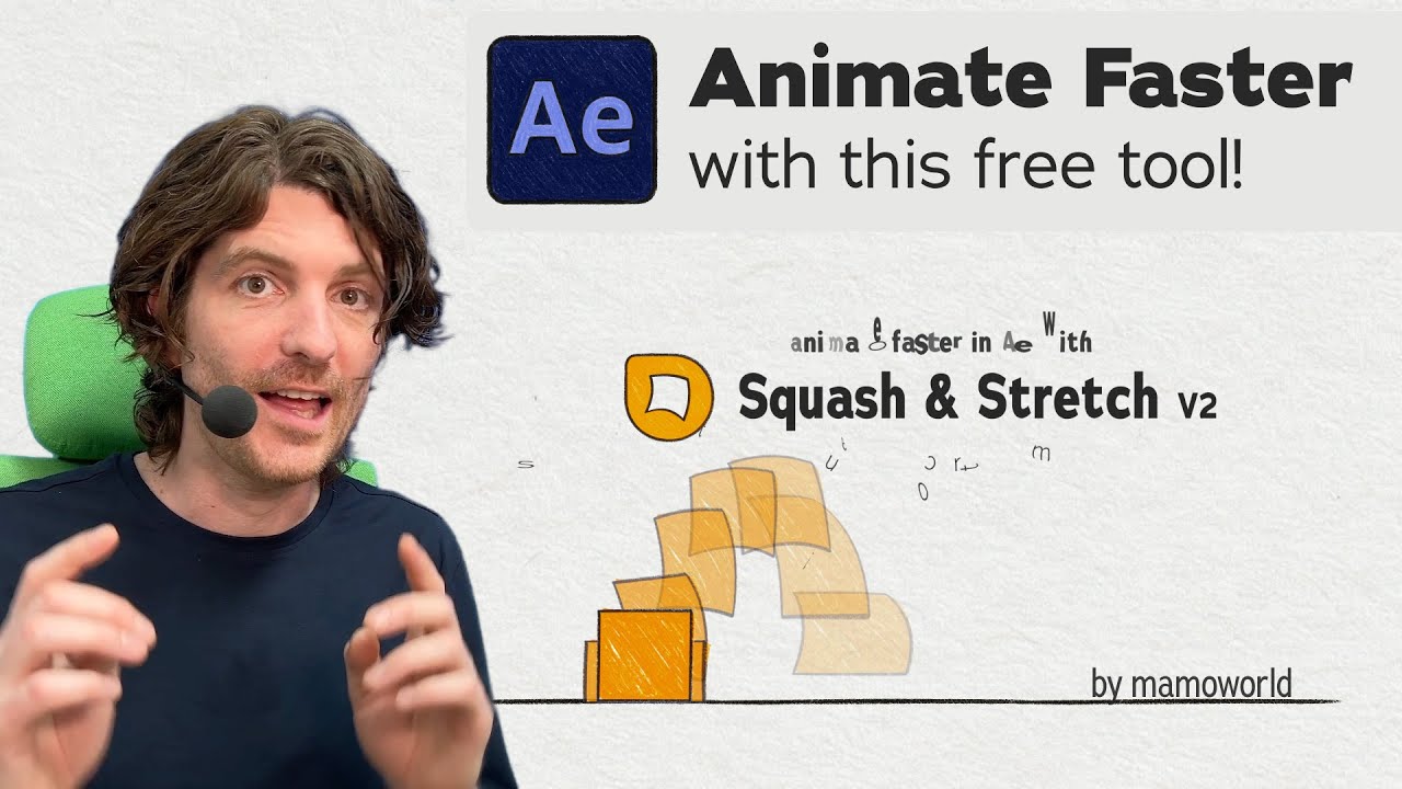 Squash & Stretch Free & Pro V2 – Animate Faster in After Effects