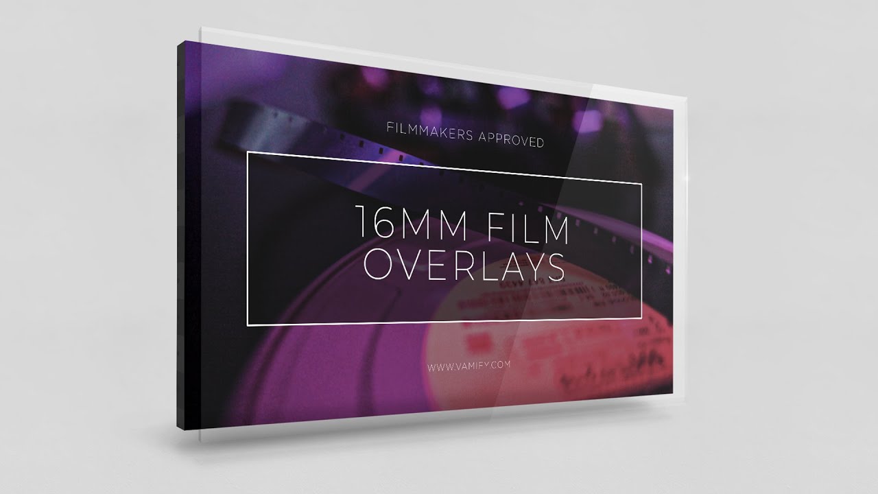 16mm Film Overlay Pack by Vamify | Tutorial