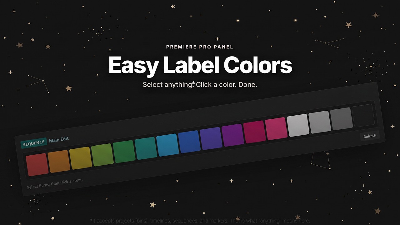Easy Label Colors for Premiere