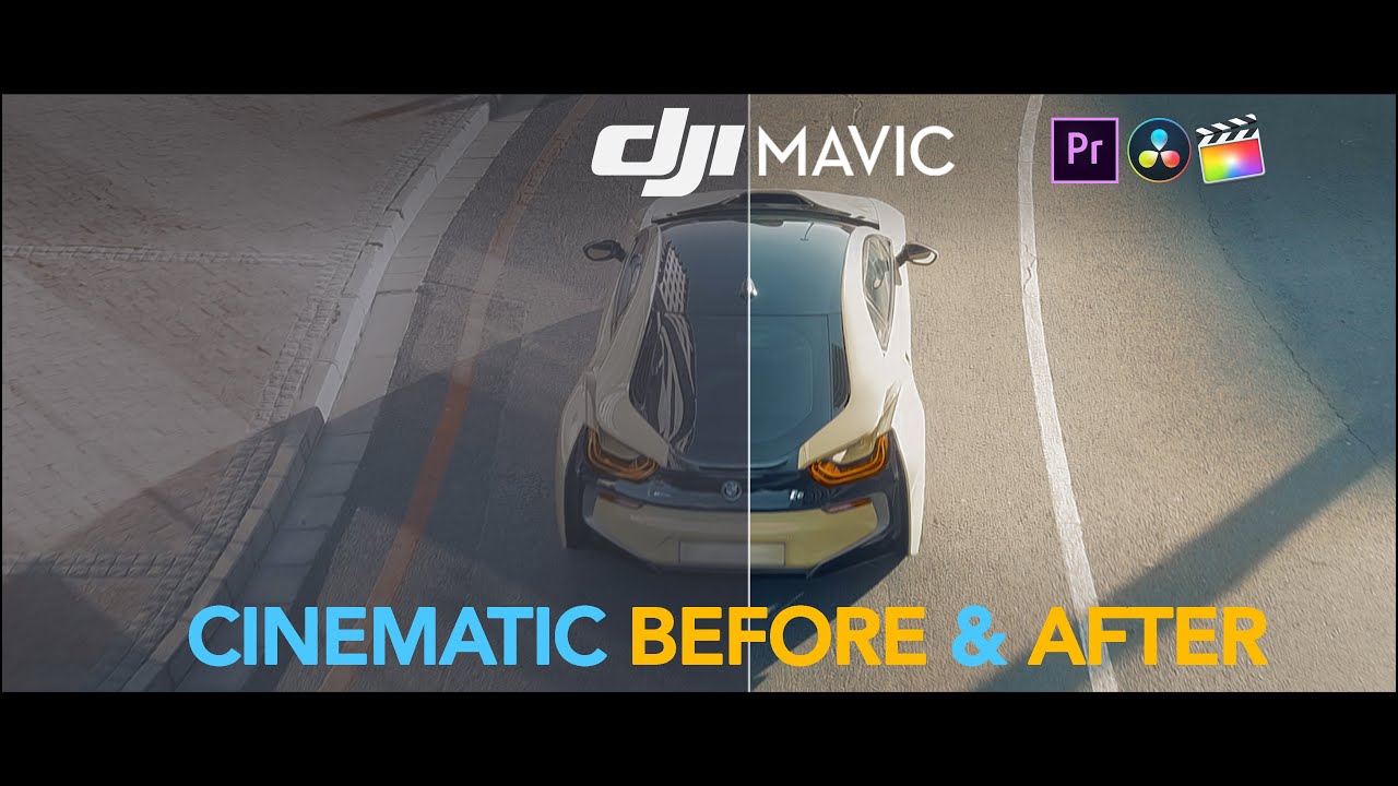 DJI Mavic Pro High Level Cinematic Grading Process Before And After