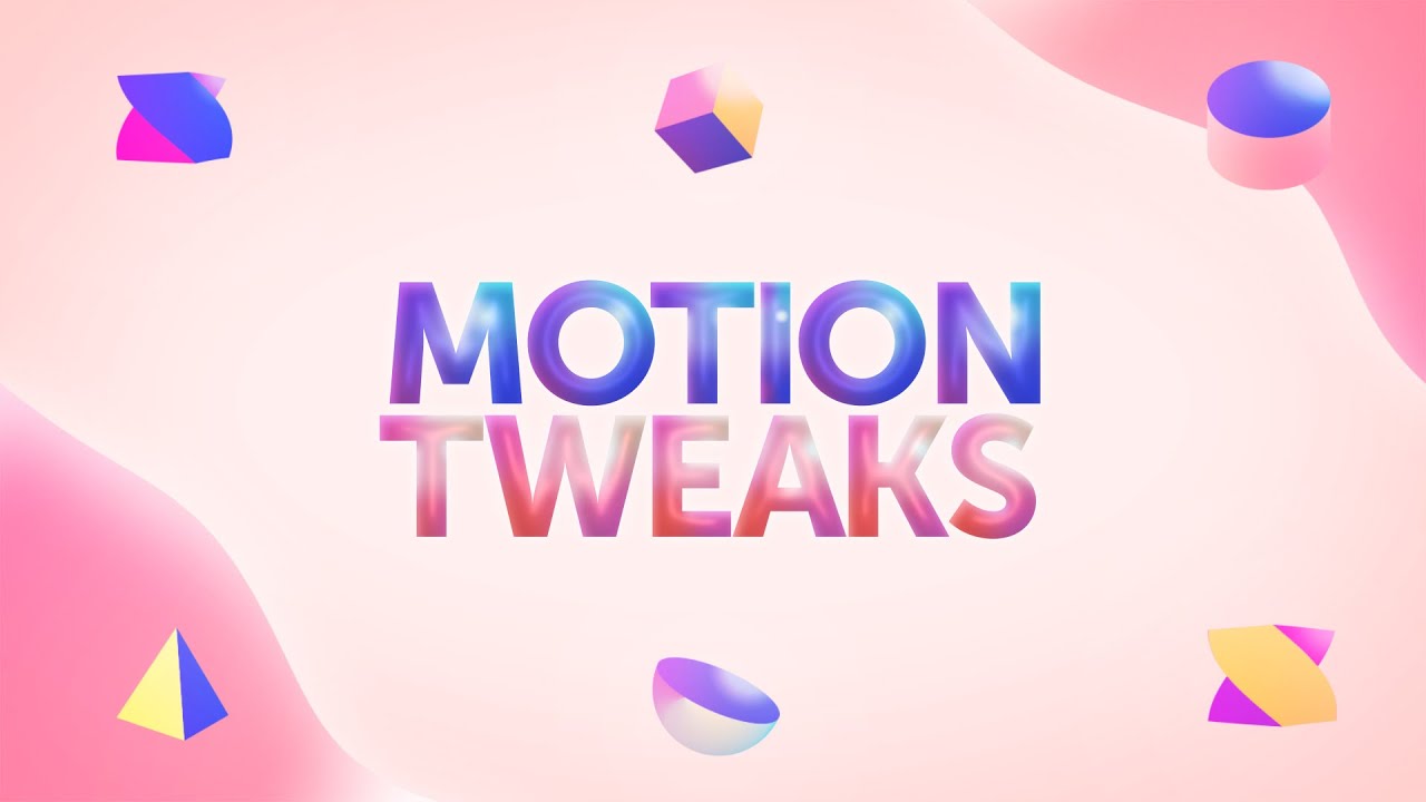 Motion Tweaks – Your After Effects Sidekick!