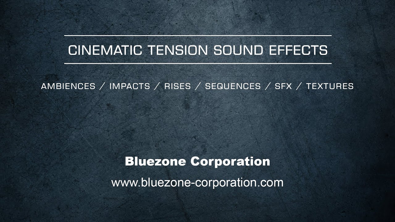 Cinematic Tension Sound Effects - Intense Movie Trailer Sound Effects - Action Cinematic Sounds