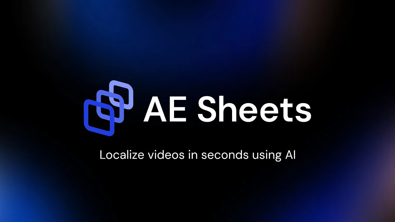 AE Sheets for After Effects