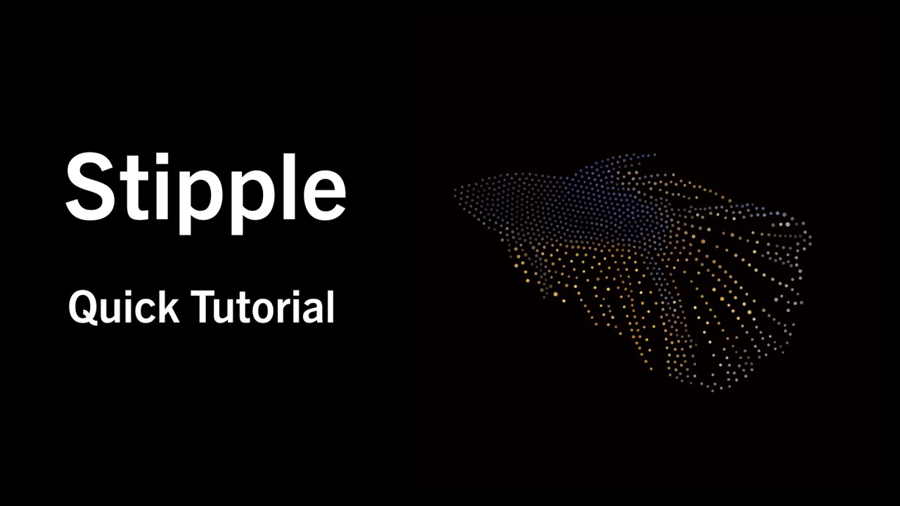 Stipple for After Effects Quick Tutorial Fish