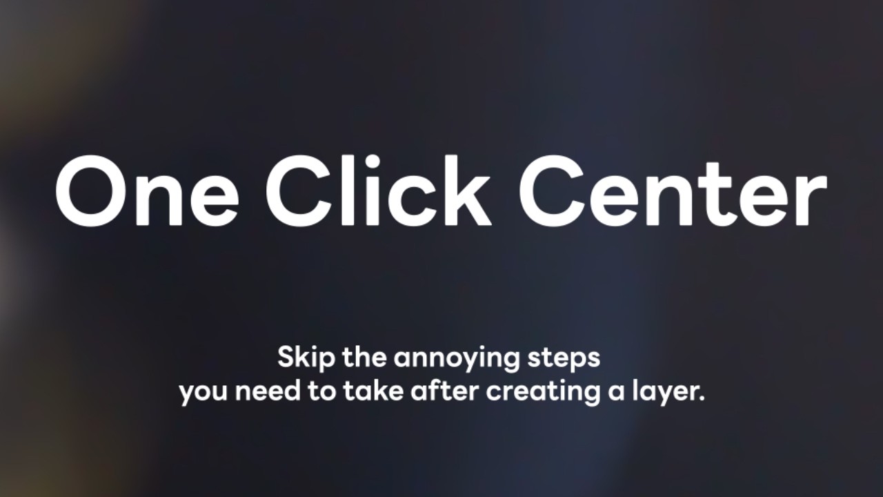 One Click Center for After Effects