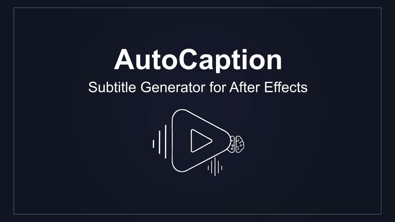 AutoCaption for After Effects| How to Make Viral Subtitles in After Effects