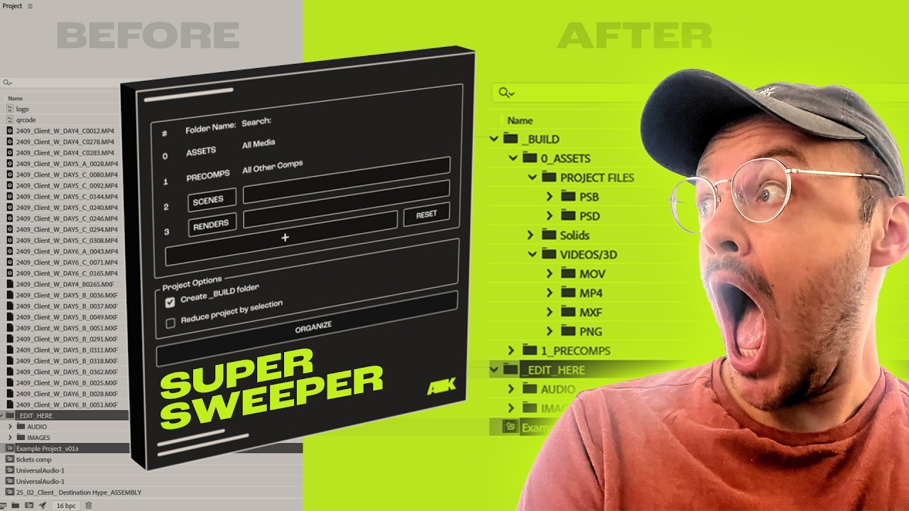 Super Sweeper for After Effects