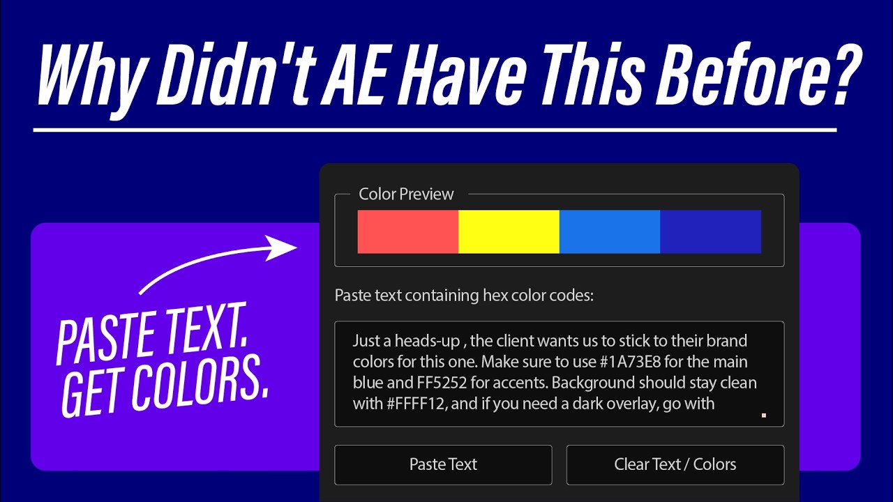 Hextractor - Color Workflow Tool for After Effects