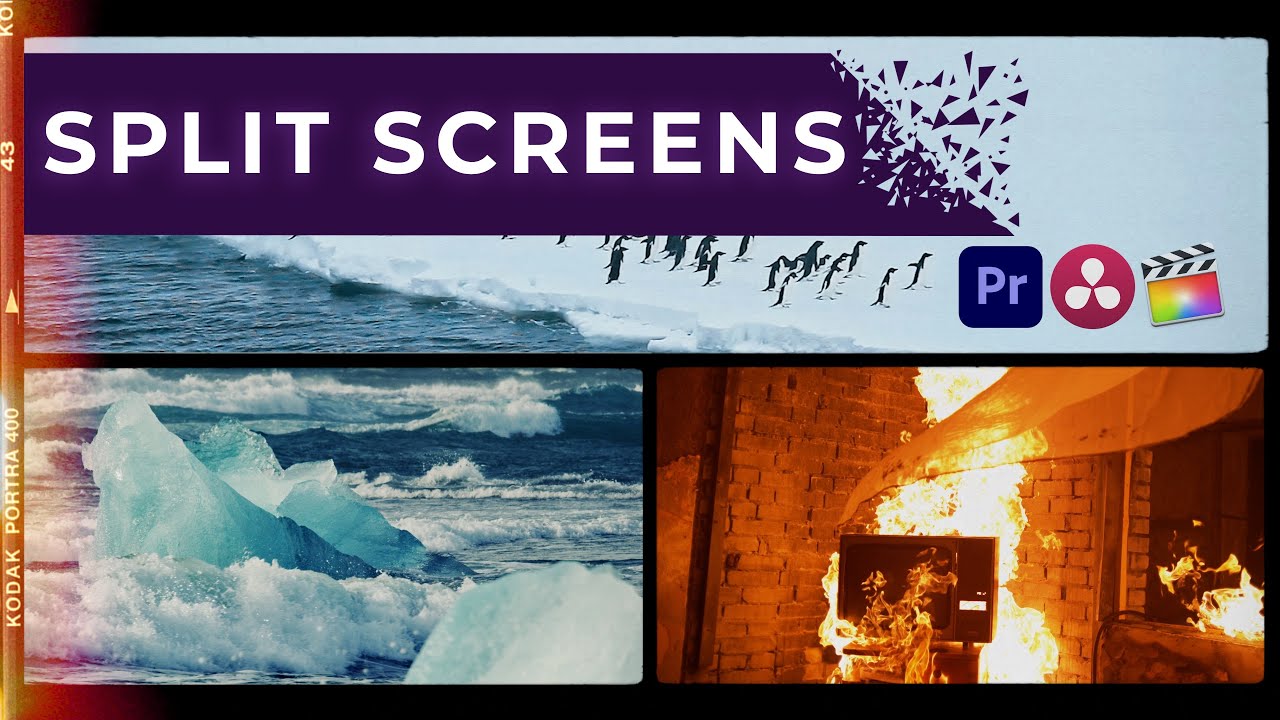 Film Split Screens + Kodak Filmburns | How to use tutorial