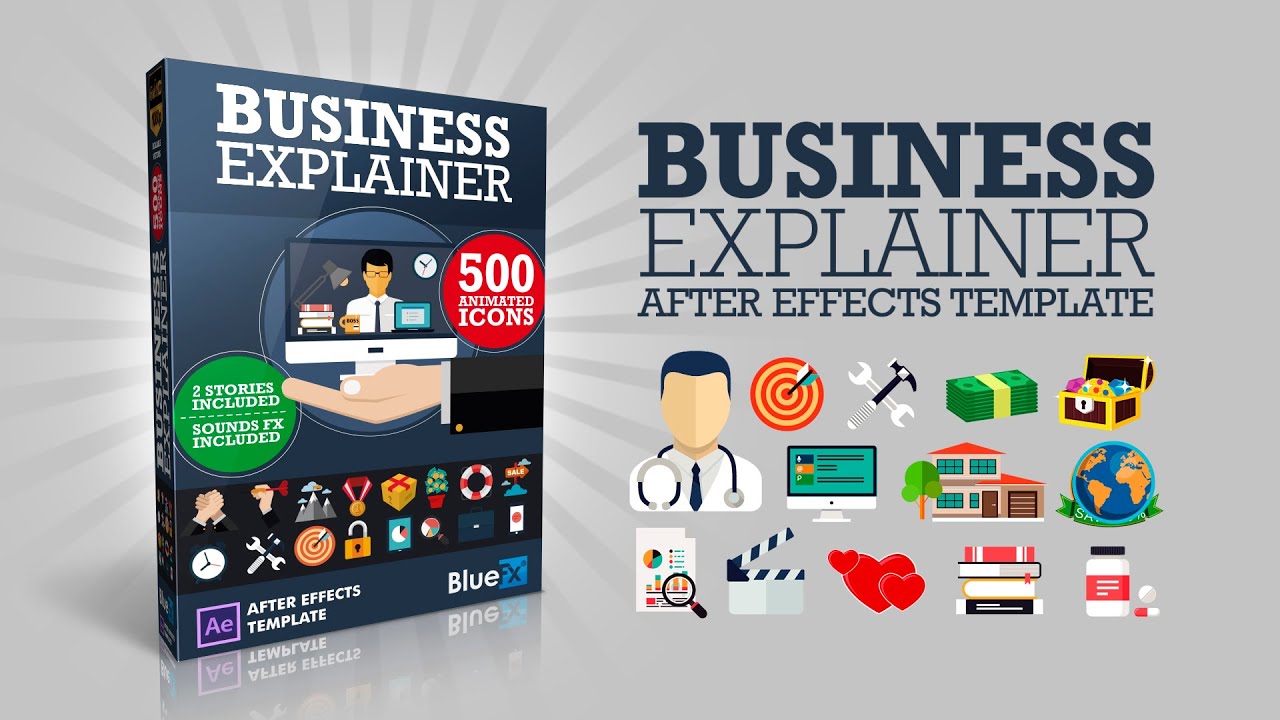 Business Explainer After Effect template