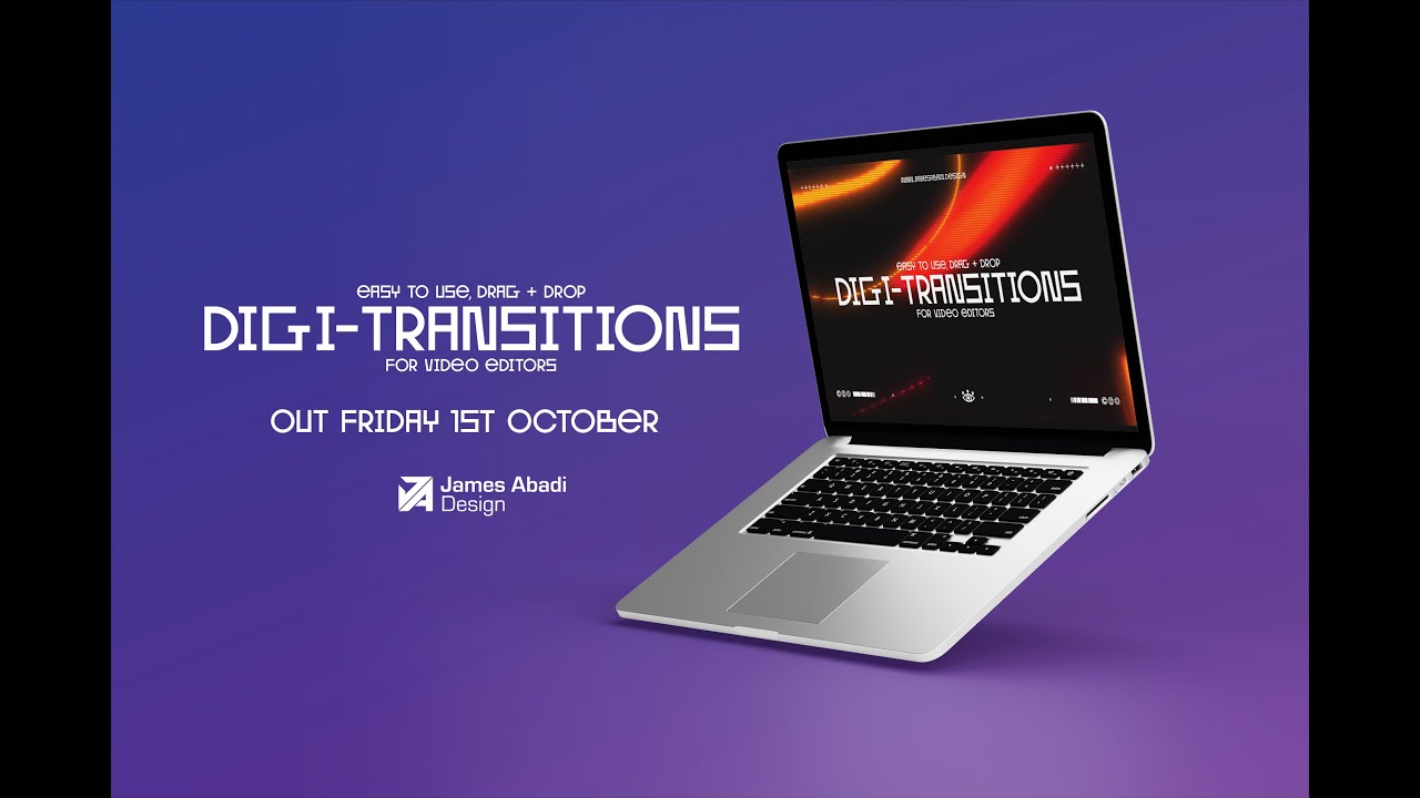 DIGI TRANSITIONS - For Premiere Pro, Final Cut, DaVinci Resolve & more!