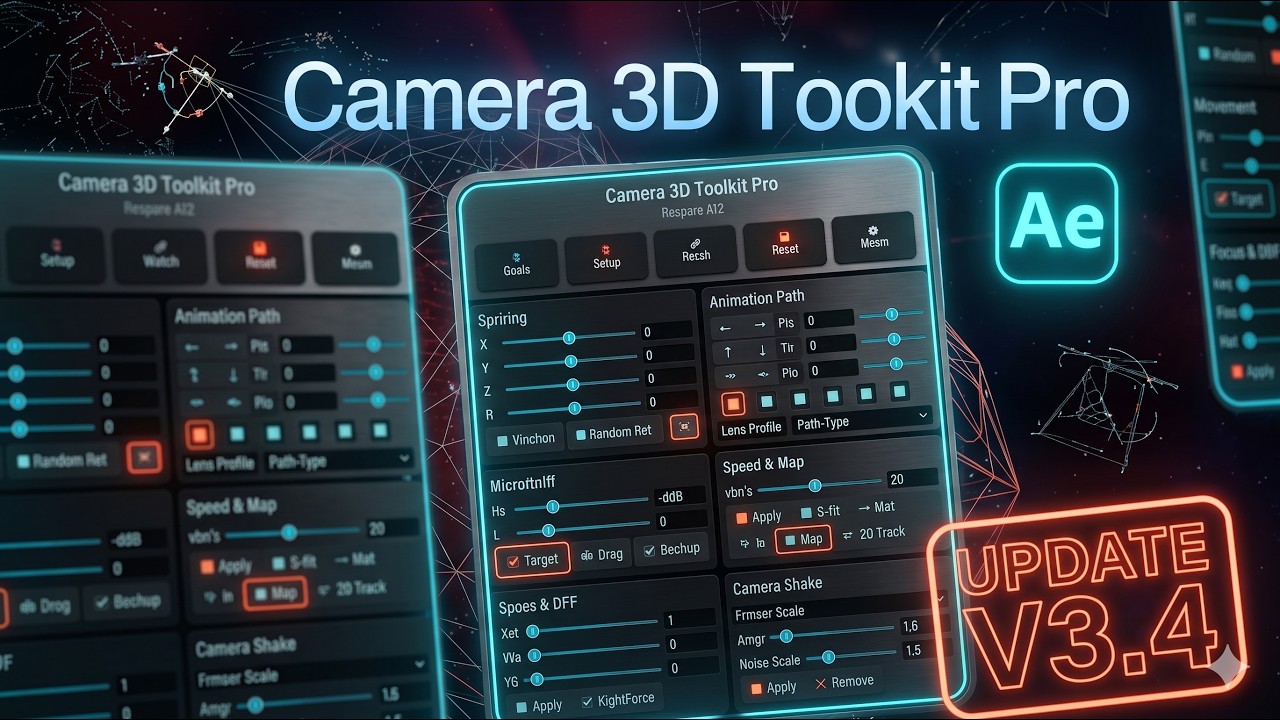 Camera 3D Toolkit Pro v3.4 Is Here — New Features & Fixes
