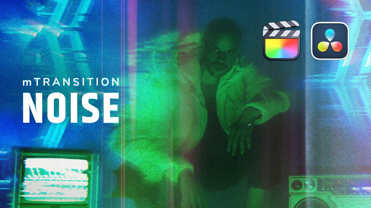 mTransition Noise — 69 Filmic Transition Effects for Final Cut Pro and DaVinci Resolve — MotionVFX