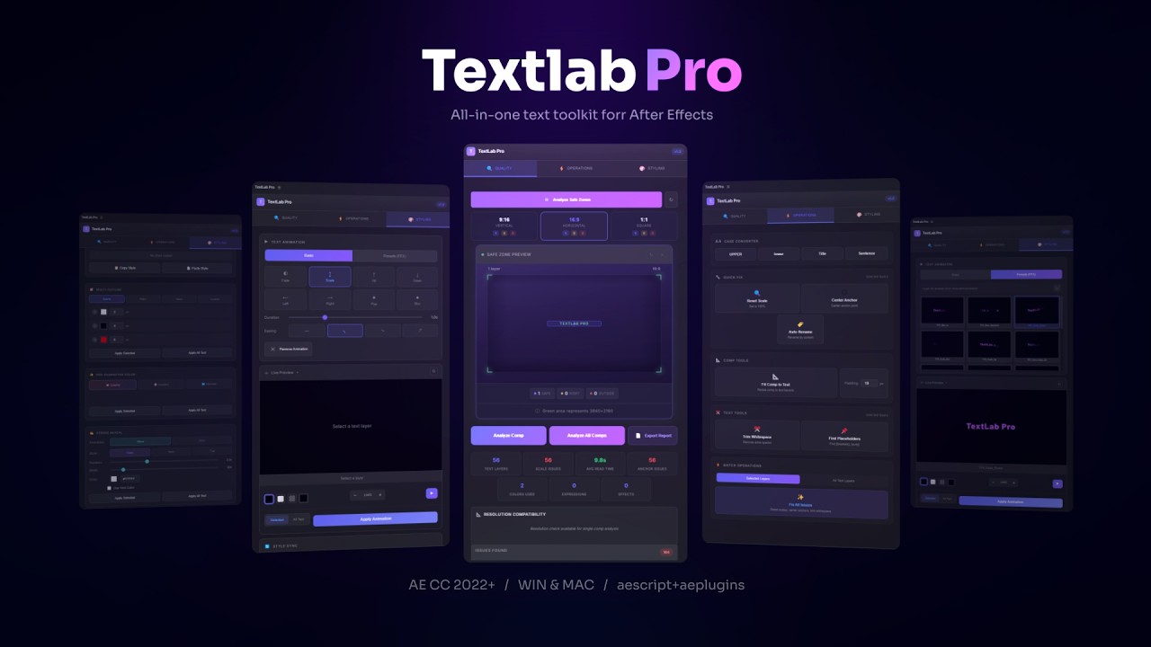 Textlab Pro for After Effects
