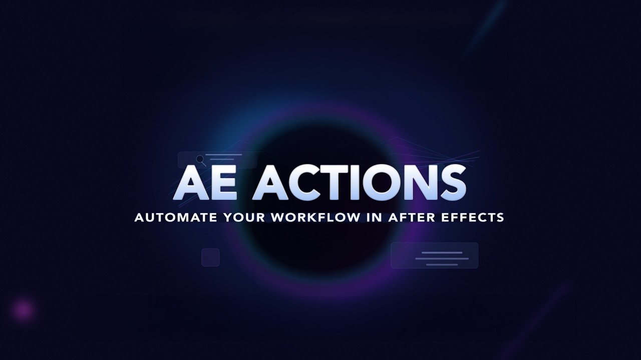 AE Actions for After Effects