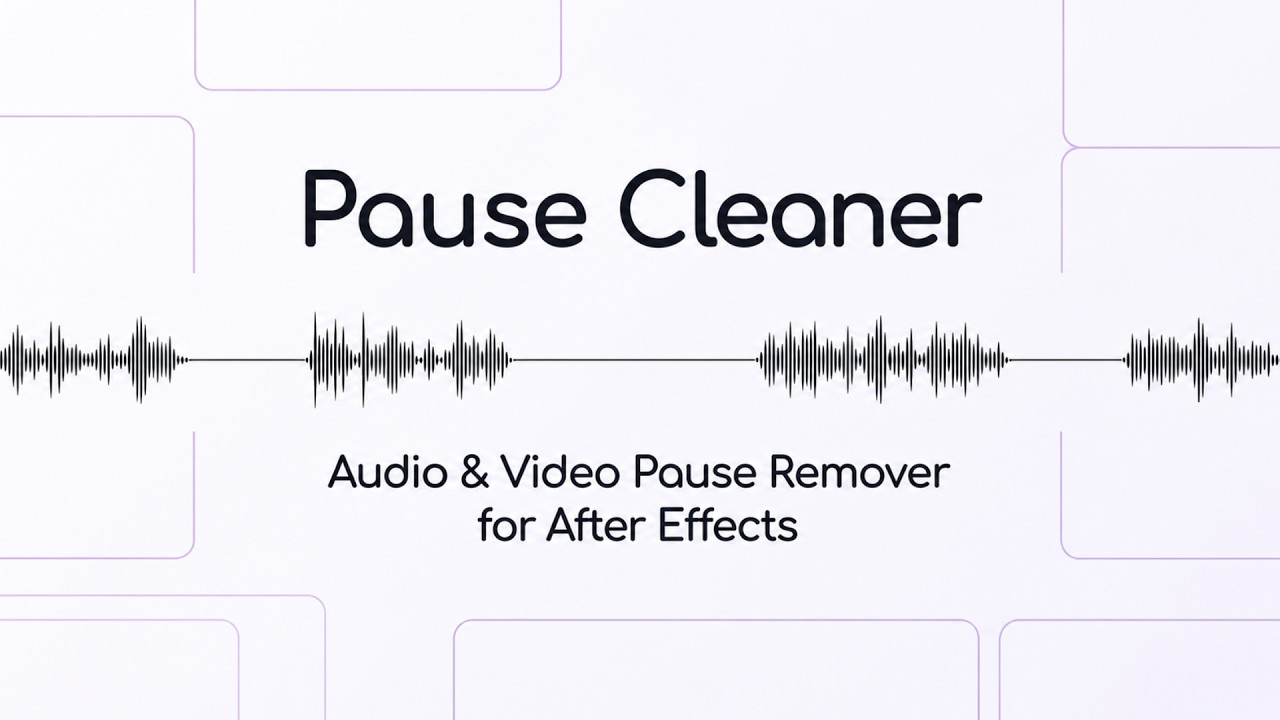 Pause Cleaner for After Effects