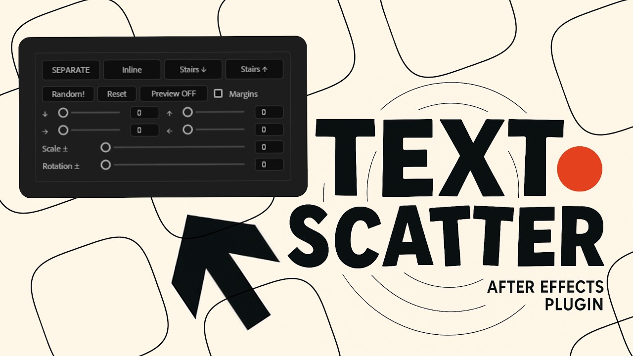 Text Scatter for After Effects