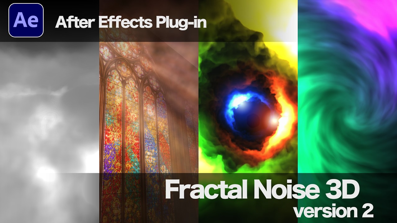 Fractal Noise 3D v2 for After Effects