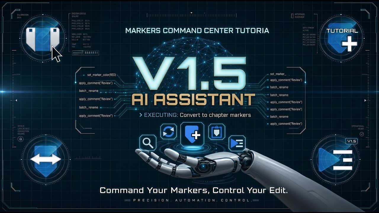 Automate Your Timeline with AI: Markers Command Center V1.5 Update