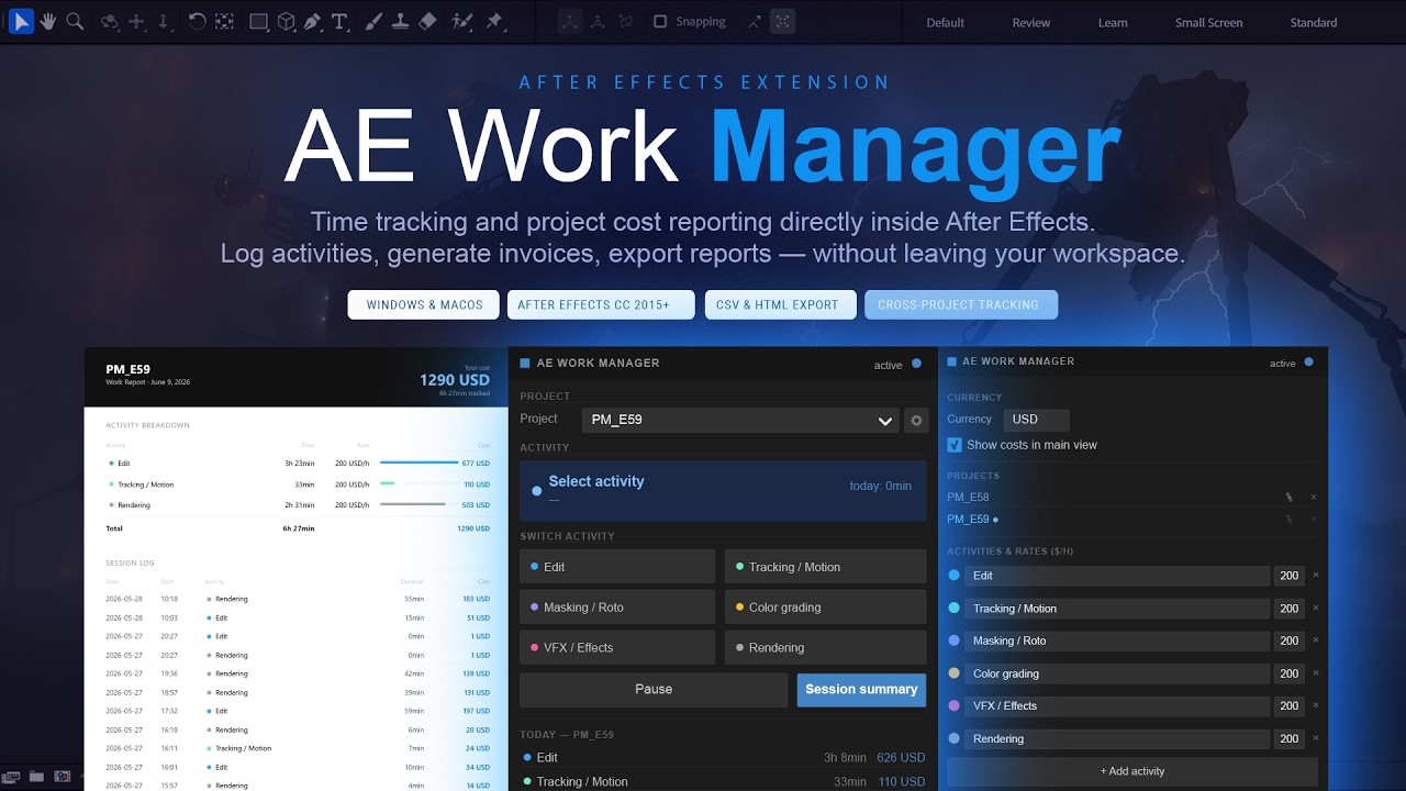 After Effects WorkManager