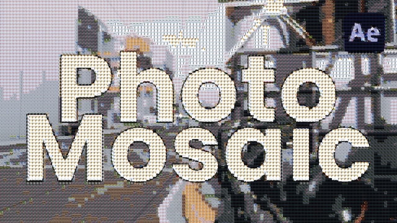 Photo Mosaic for After Effects and Premiere Pro
