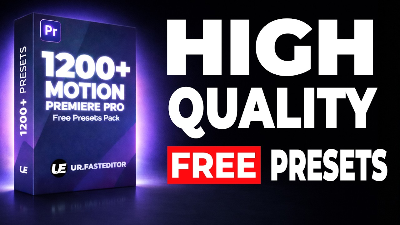 1200+ FREE Premiere Pro Motion Presets | Ultimate Editing Pack