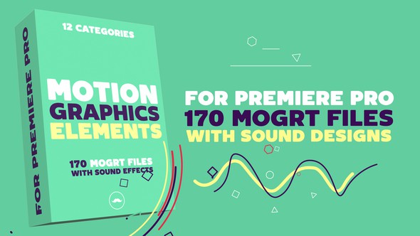 VIDEOHIVE MOTION GRAPHICS ELEMENTS PACK | MOGRT FOR PREMIERE PRO