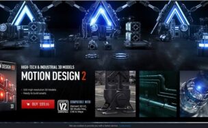 Video Copilot – Motion Design V2 – Hight-Tech & Industrial 3D Models