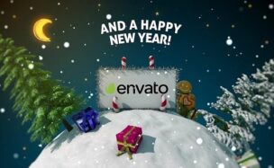 VIDEOHIVE NEW YEAR CARD 3D