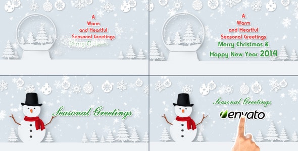 VIDEOHIVE CHRISTMAS WISHES TEXT